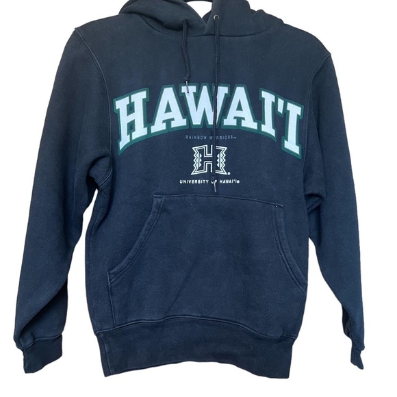 Jansport black University of Hawaii at Manoa logo hoodie - Picture 1 of 4